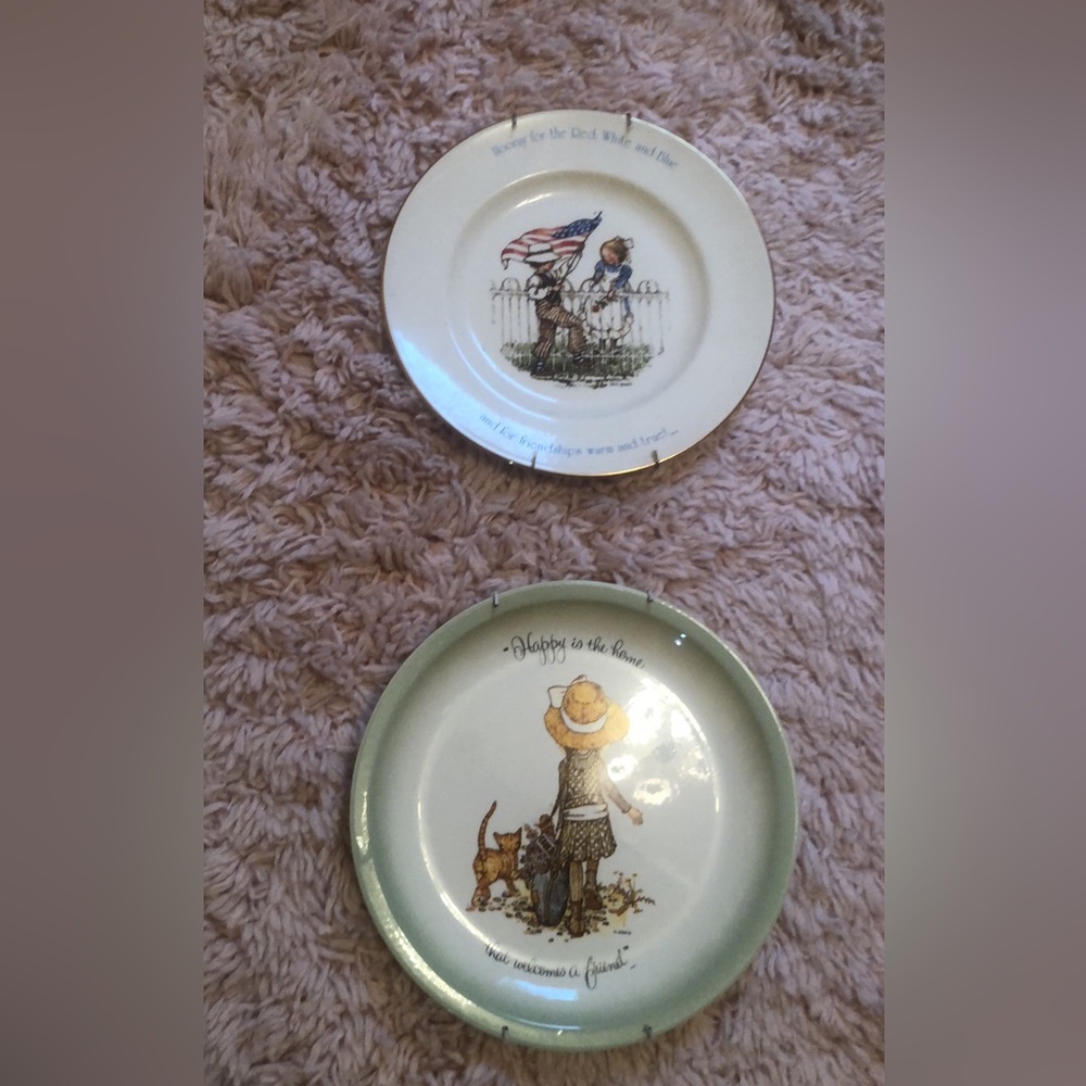 Two Hollie Hobby collectors plates